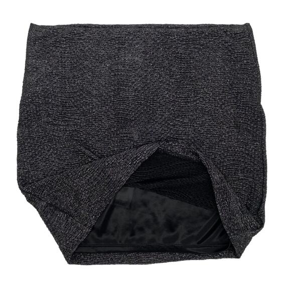 BCBGENERATION NWT Gunmetal Metallic Bodycon Mini Skirt Size XS Style ZUM3E029 - Picture 6 of 11